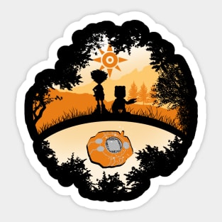 Crest of Courage Sticker